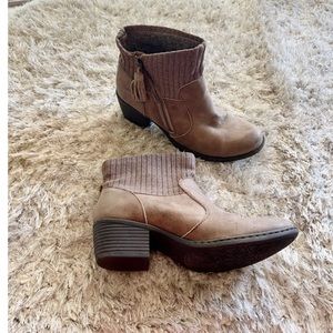 BOC Brown Ankle Boots Size 7